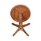 International Concepts Round 36 in Round Top Pedestal Table, 41.9 in Height, Distressed Oak, 30 in W, 36 in L, 41.9 in H K42-36RT-27B-6B-2 - alternate 3